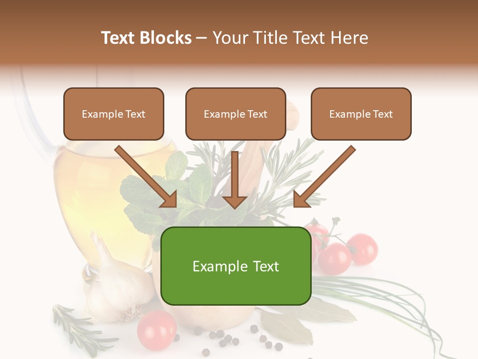 Oil Vitamin Additive PowerPoint Template