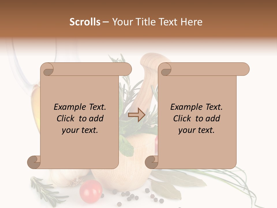 Oil Vitamin Additive PowerPoint Template