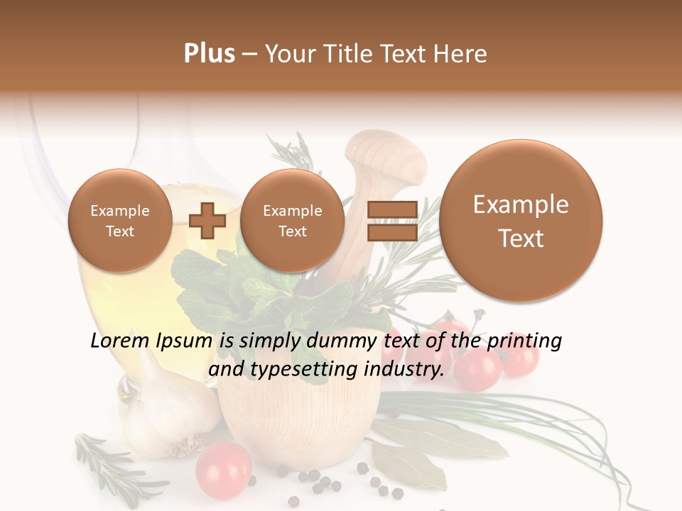 Oil Vitamin Additive PowerPoint Template
