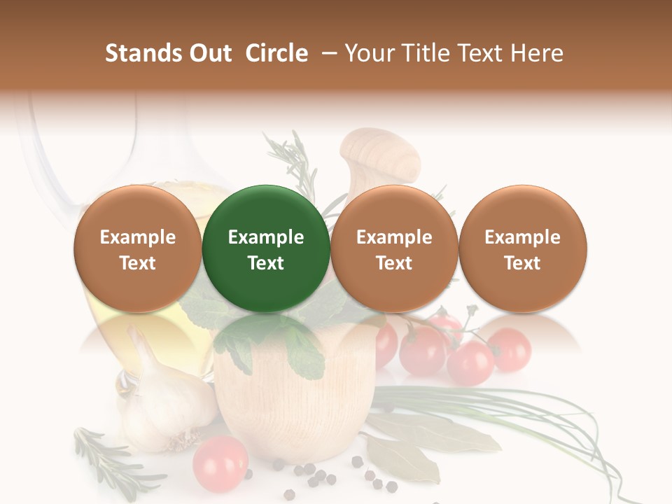 Oil Vitamin Additive PowerPoint Template