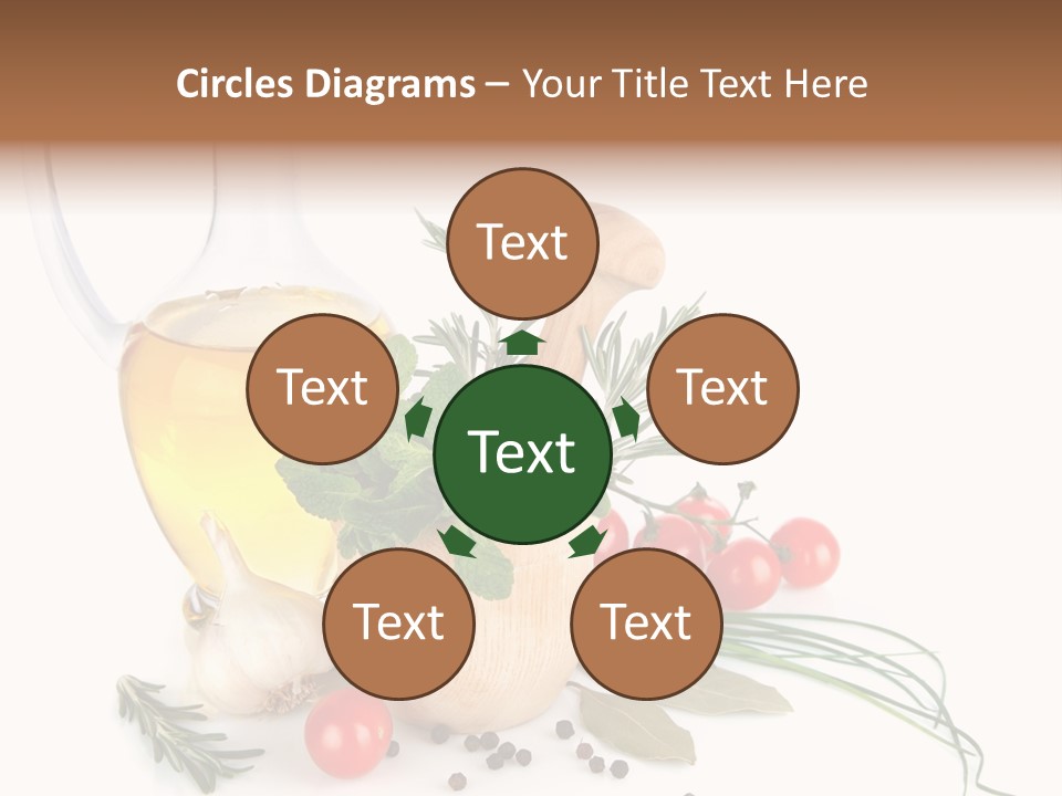 Oil Vitamin Additive PowerPoint Template