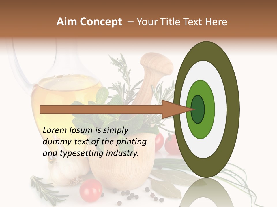 Oil Vitamin Additive PowerPoint Template