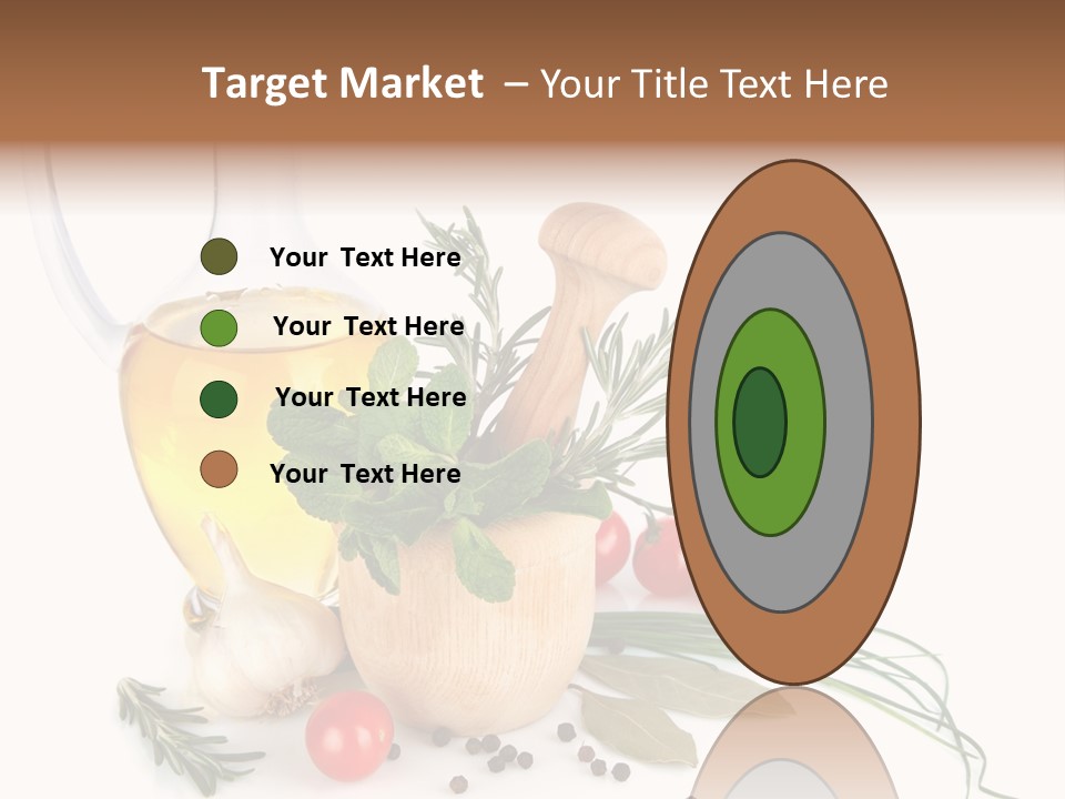 Oil Vitamin Additive PowerPoint Template