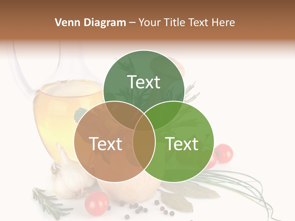 Oil Vitamin Additive PowerPoint Template