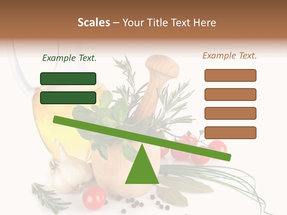 Oil Vitamin Additive PowerPoint Template
