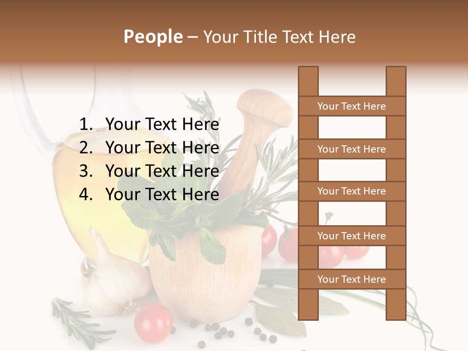 Oil Vitamin Additive PowerPoint Template