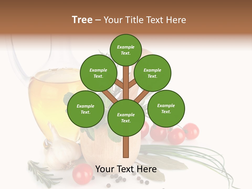 Oil Vitamin Additive PowerPoint Template
