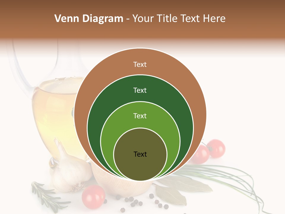 Oil Vitamin Additive PowerPoint Template