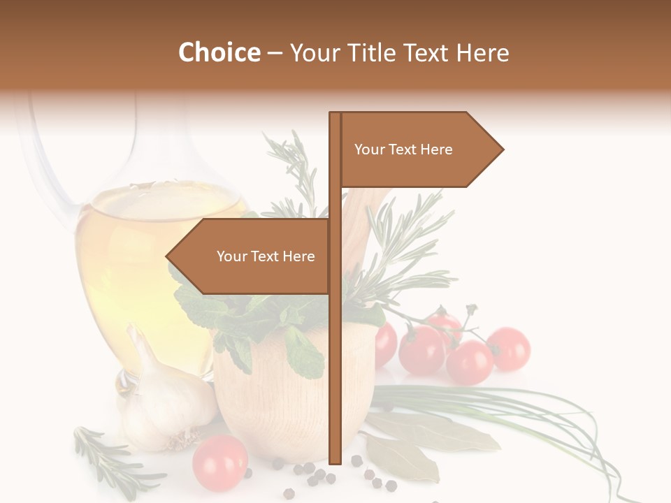 Oil Vitamin Additive PowerPoint Template