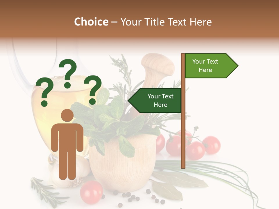 Oil Vitamin Additive PowerPoint Template