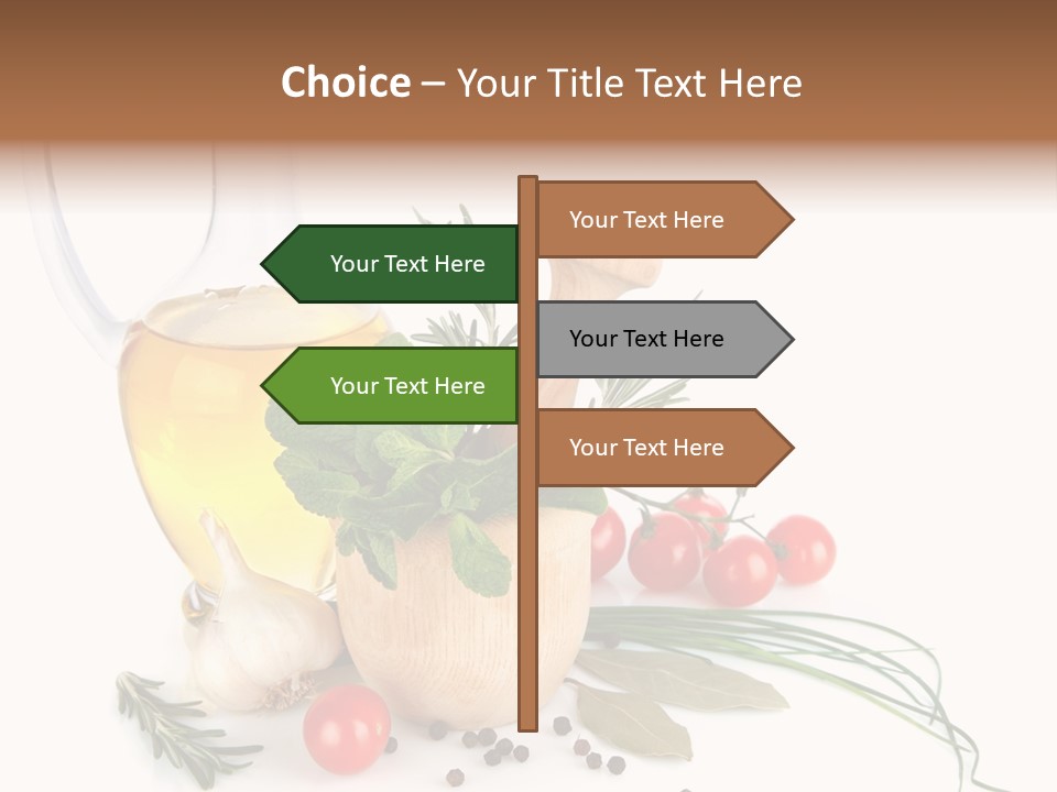 Oil Vitamin Additive PowerPoint Template
