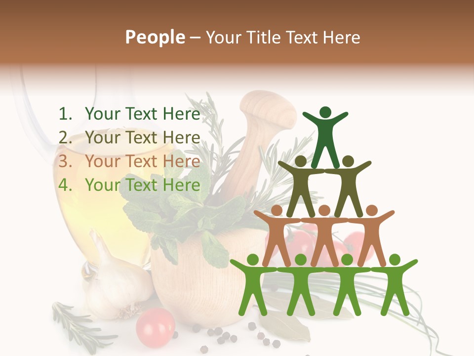 Oil Vitamin Additive PowerPoint Template