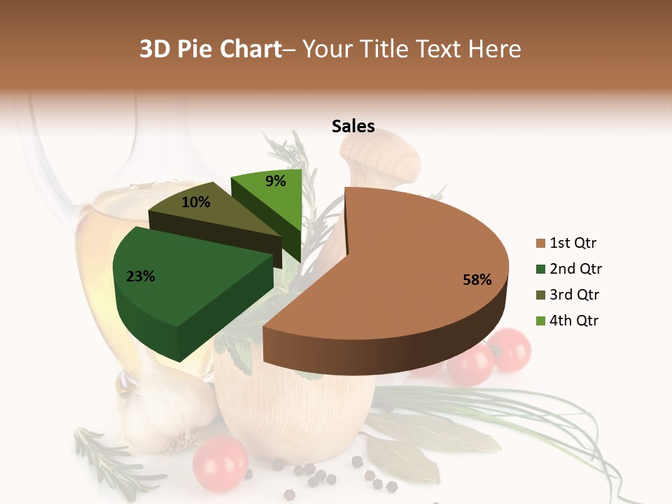 Oil Vitamin Additive PowerPoint Template