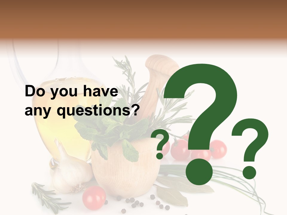 Oil Vitamin Additive PowerPoint Template