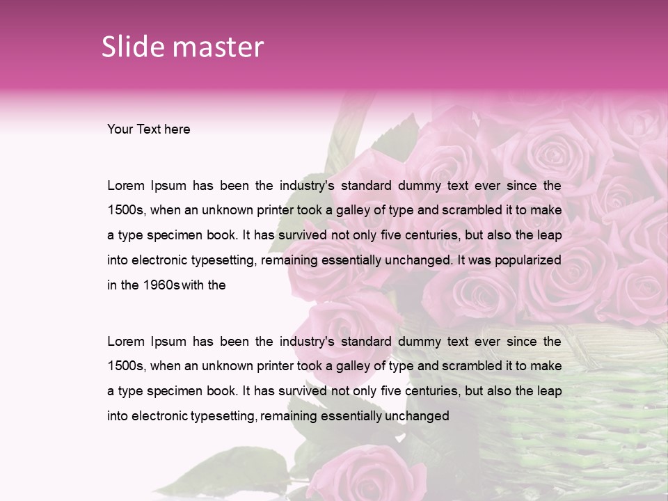 Close Up Day Gift PowerPoint Template