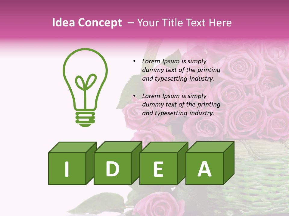 Close Up Day Gift PowerPoint Template