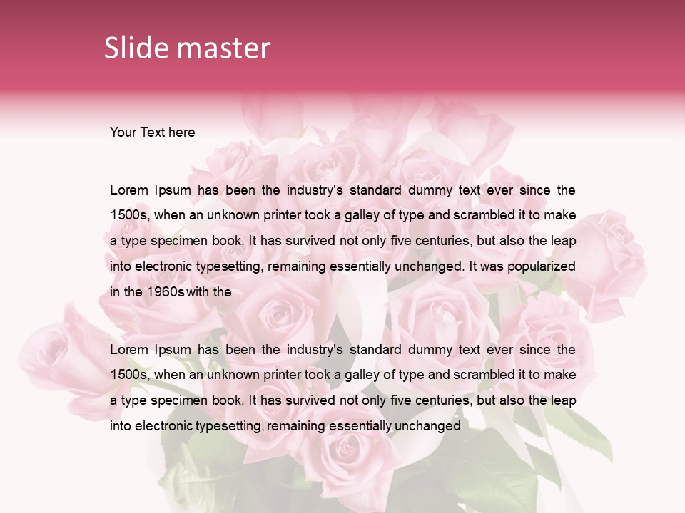 Love Design Holiday PowerPoint Template