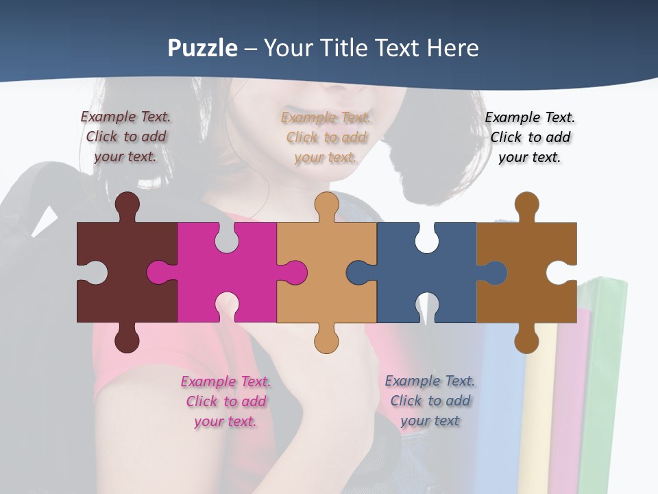 Rucksack Homework Learn PowerPoint Template