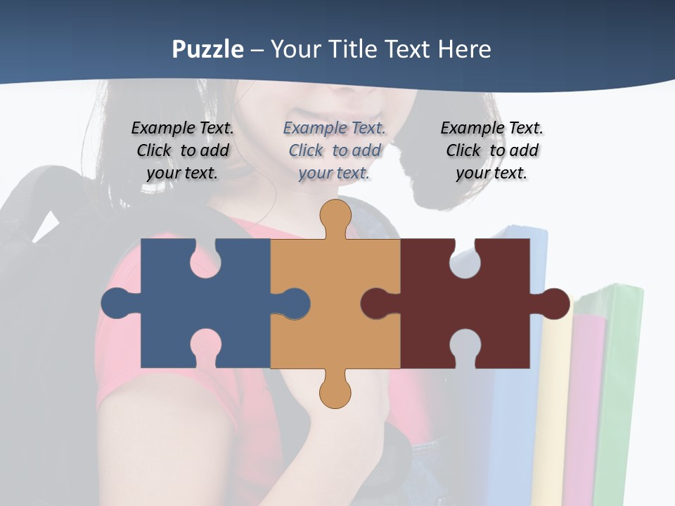 Rucksack Homework Learn PowerPoint Template