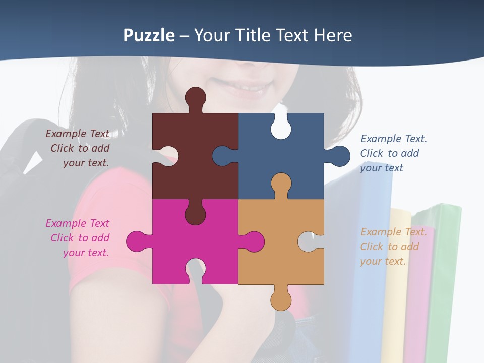 Rucksack Homework Learn PowerPoint Template