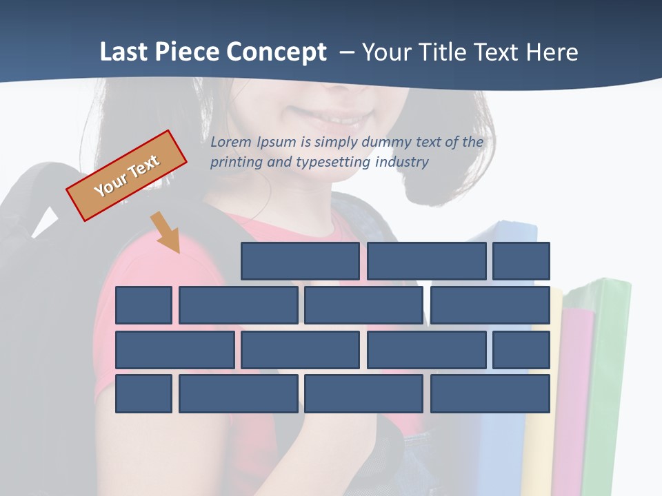 Rucksack Homework Learn PowerPoint Template