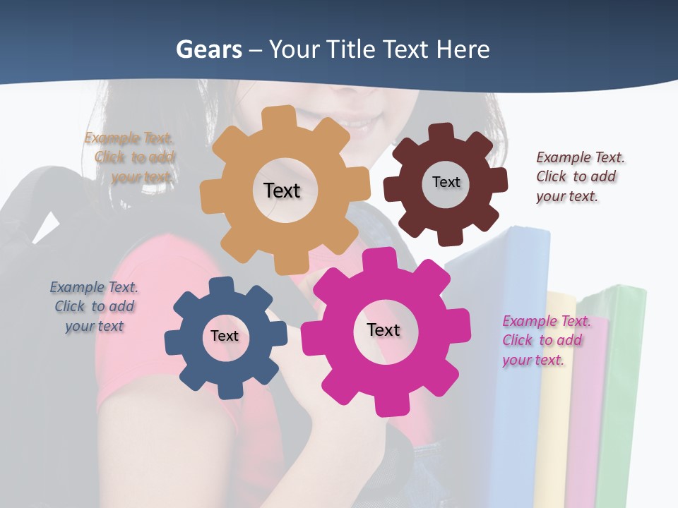 Rucksack Homework Learn PowerPoint Template