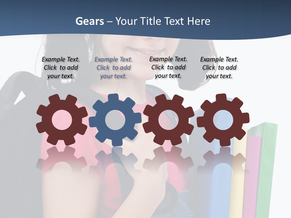 Rucksack Homework Learn PowerPoint Template