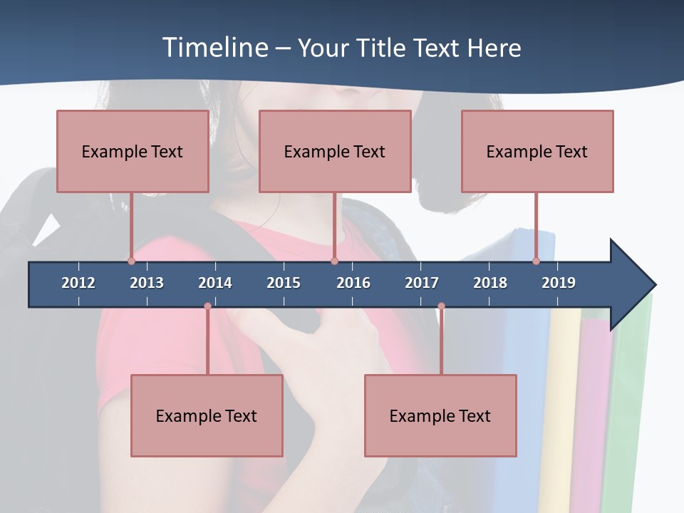 Rucksack Homework Learn PowerPoint Template