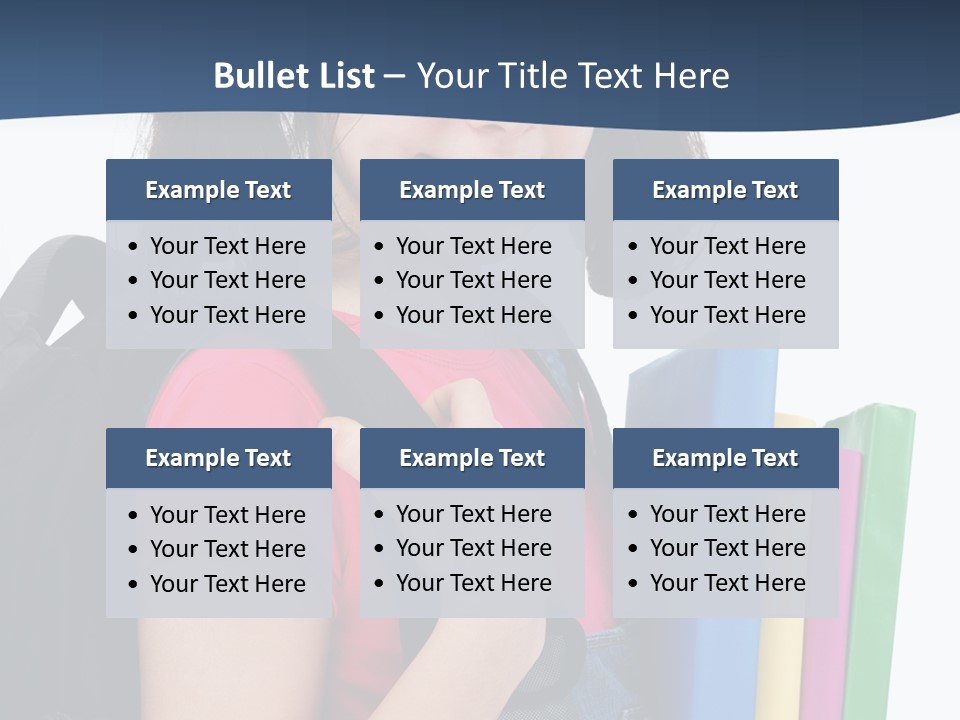 Rucksack Homework Learn PowerPoint Template
