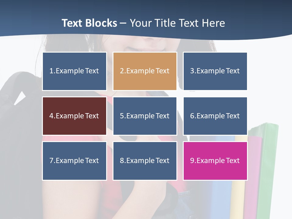 Rucksack Homework Learn PowerPoint Template
