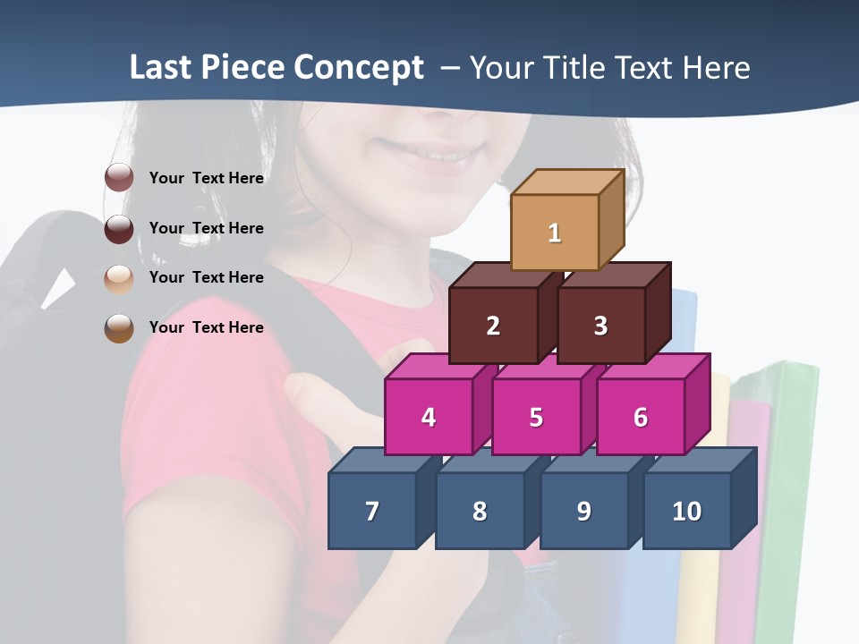 Rucksack Homework Learn PowerPoint Template