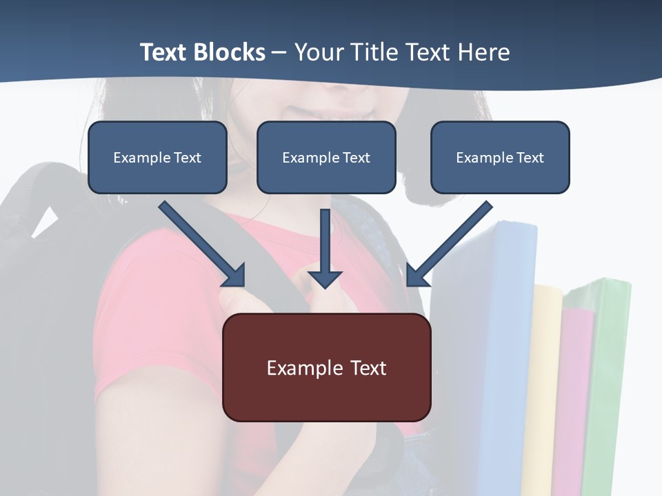 Rucksack Homework Learn PowerPoint Template