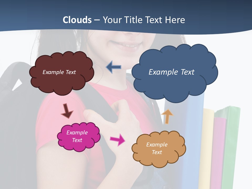 Rucksack Homework Learn PowerPoint Template