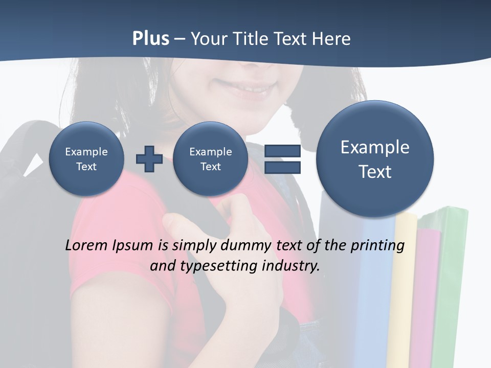 Rucksack Homework Learn PowerPoint Template