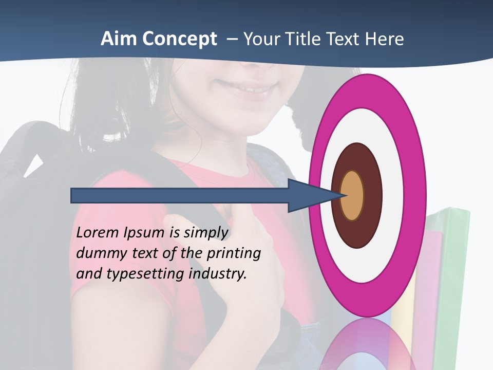 Rucksack Homework Learn PowerPoint Template