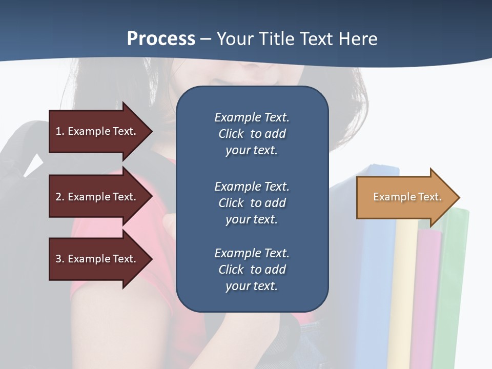 Rucksack Homework Learn PowerPoint Template