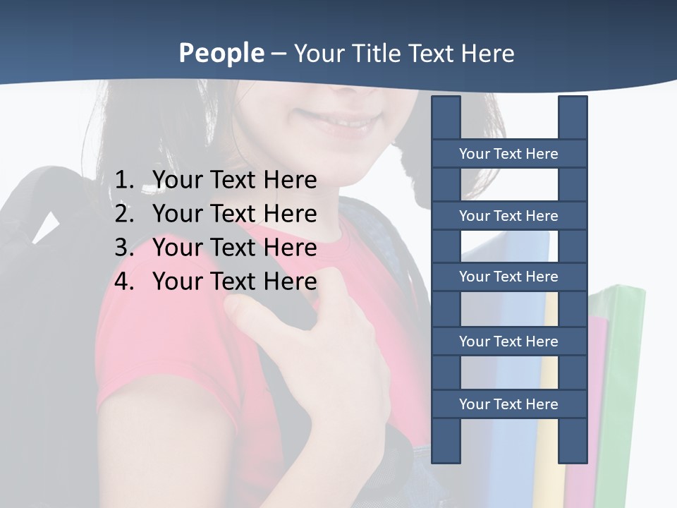 Rucksack Homework Learn PowerPoint Template
