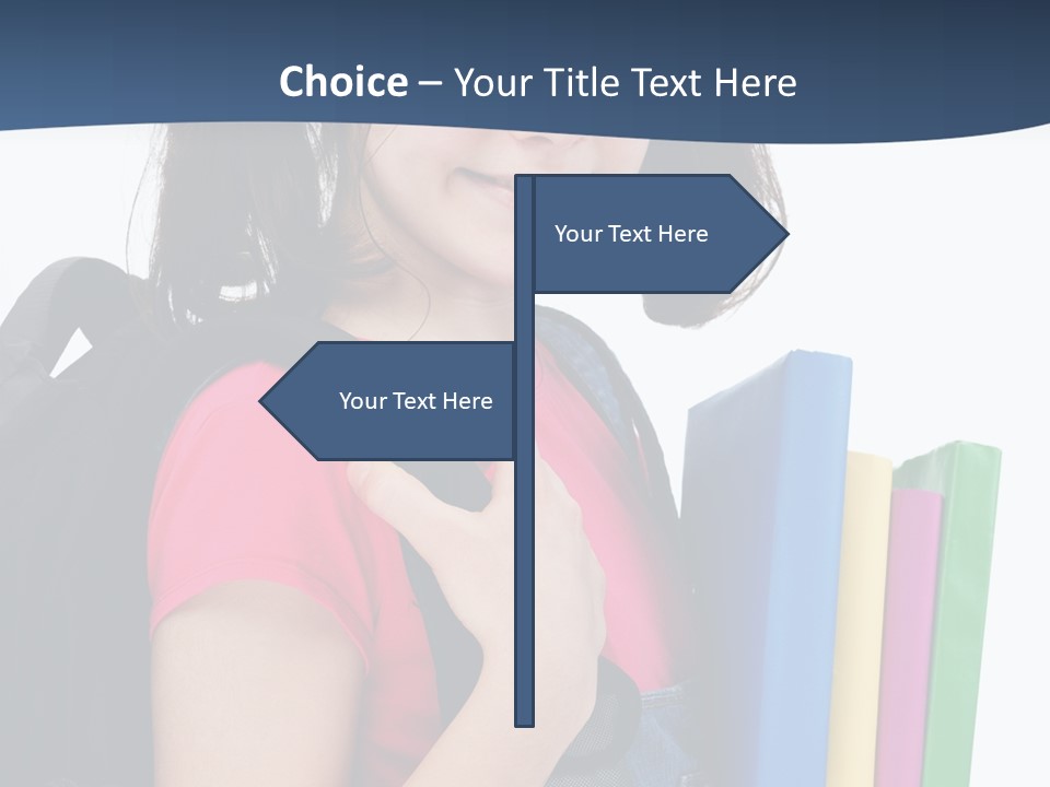 Rucksack Homework Learn PowerPoint Template