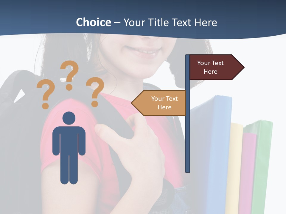 Rucksack Homework Learn PowerPoint Template