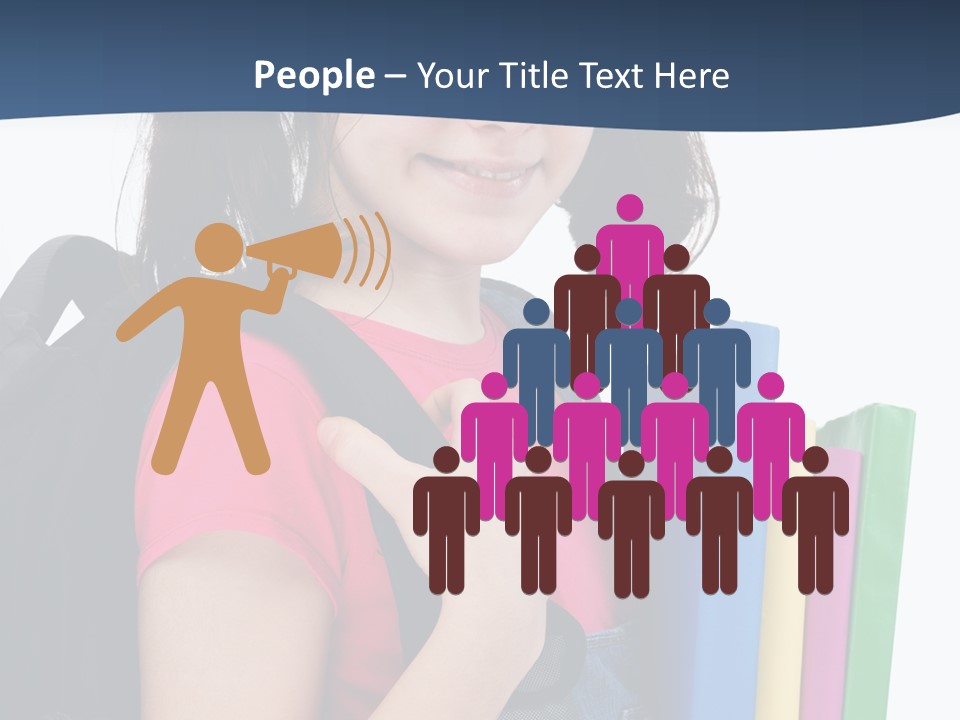 Rucksack Homework Learn PowerPoint Template