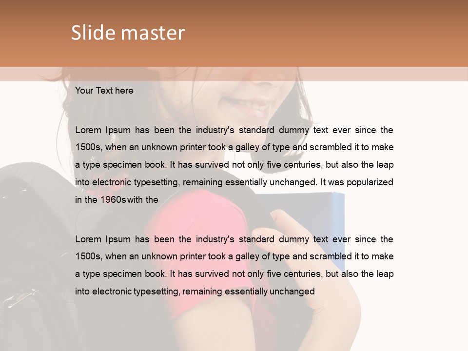 Vertical Literature One PowerPoint Template