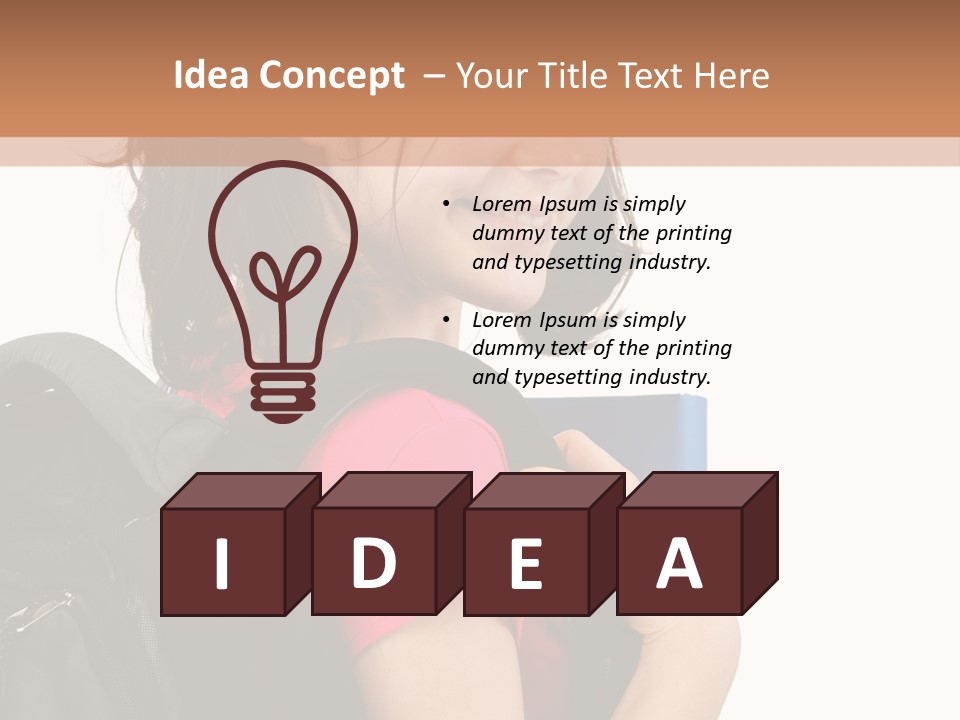 Vertical Literature One PowerPoint Template