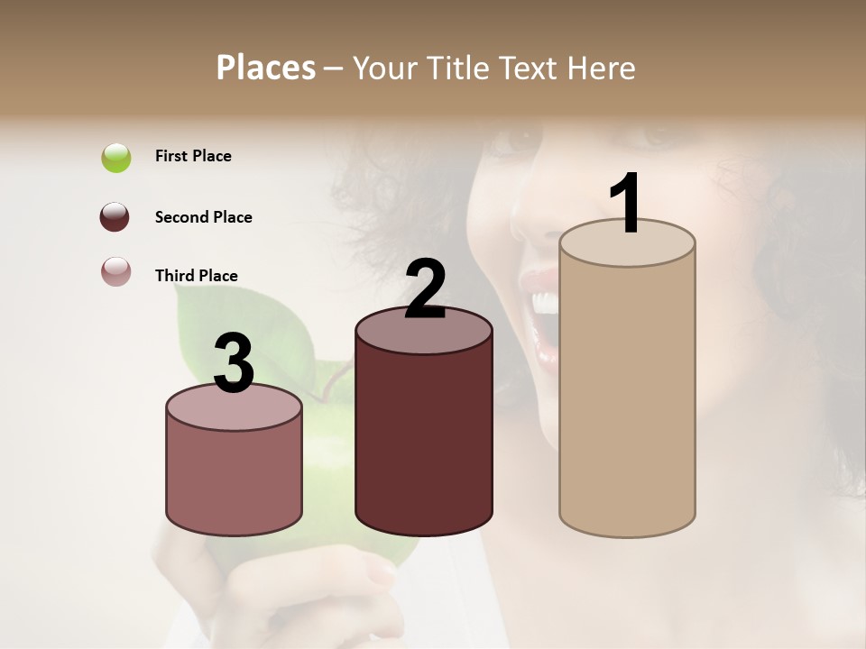 Woman Person Food PowerPoint Template