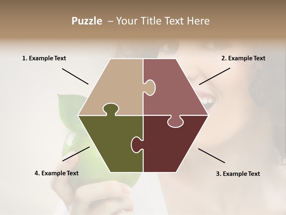 Woman Person Food PowerPoint Template