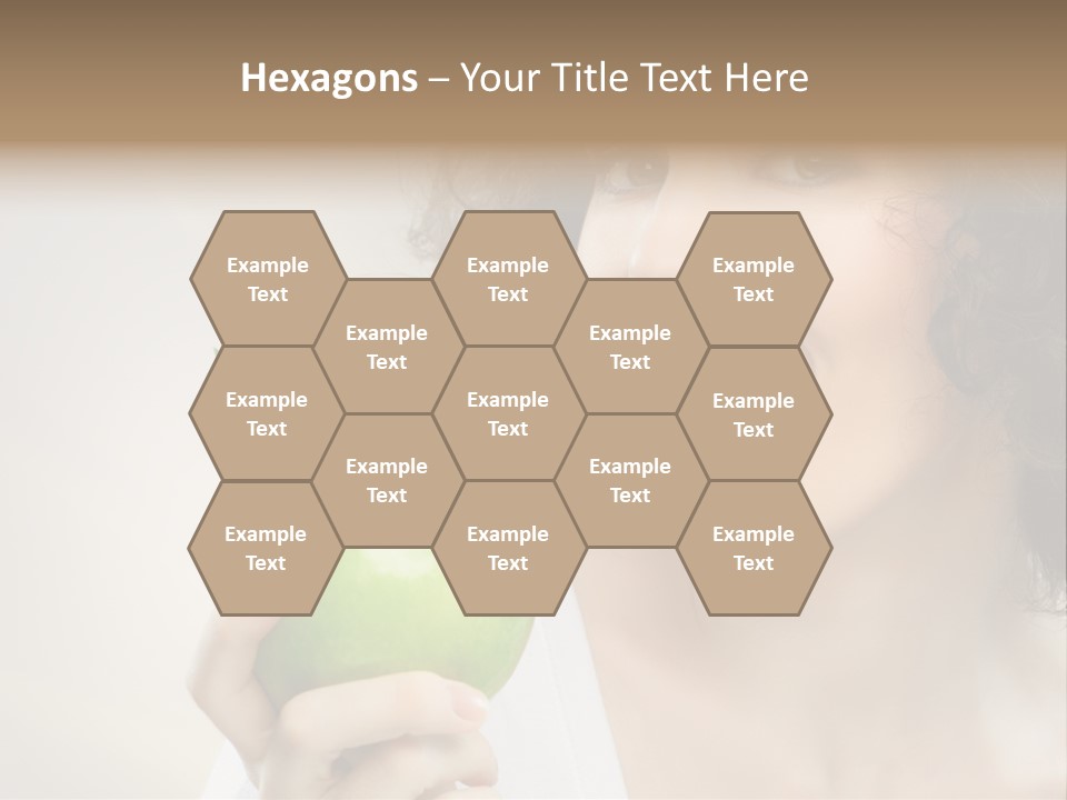 Woman Person Food PowerPoint Template