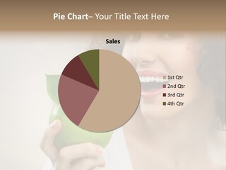 Woman Person Food PowerPoint Template