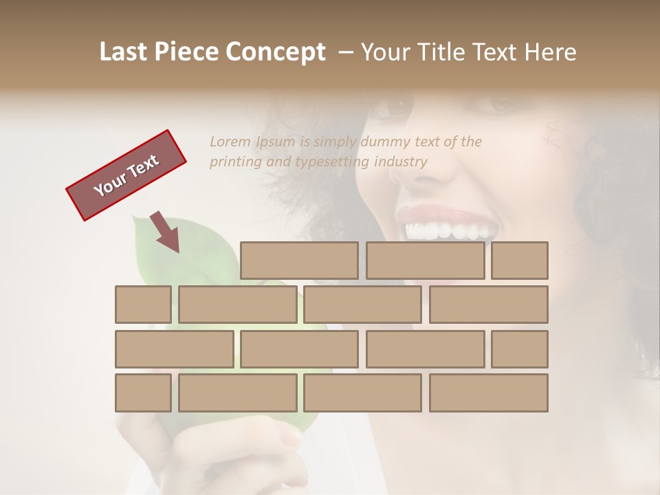 Woman Person Food PowerPoint Template