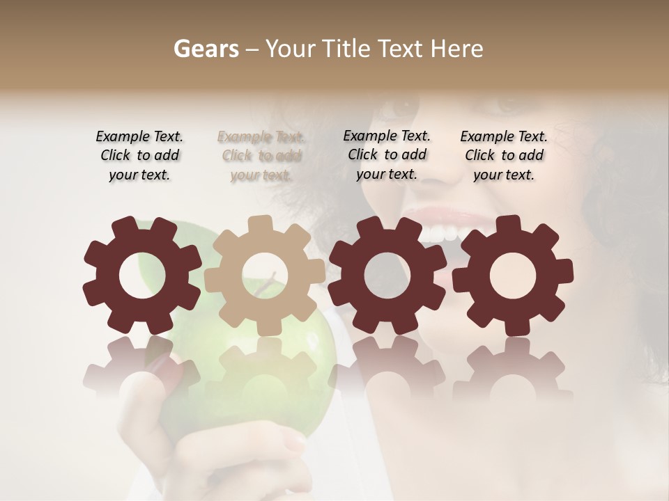 Woman Person Food PowerPoint Template