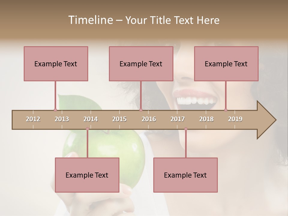 Woman Person Food PowerPoint Template
