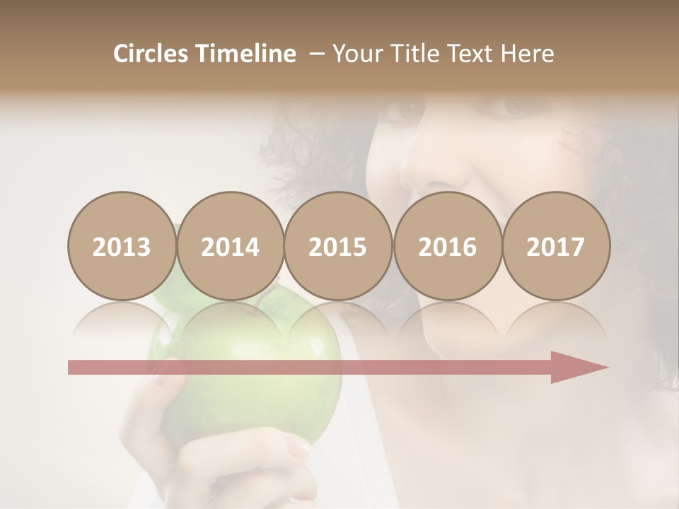 Woman Person Food PowerPoint Template